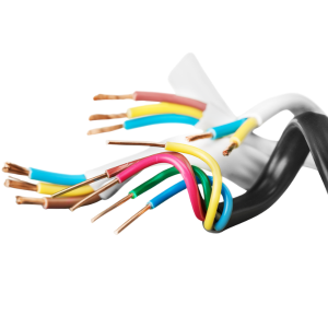 A hand installing an electrical circuit breaker.